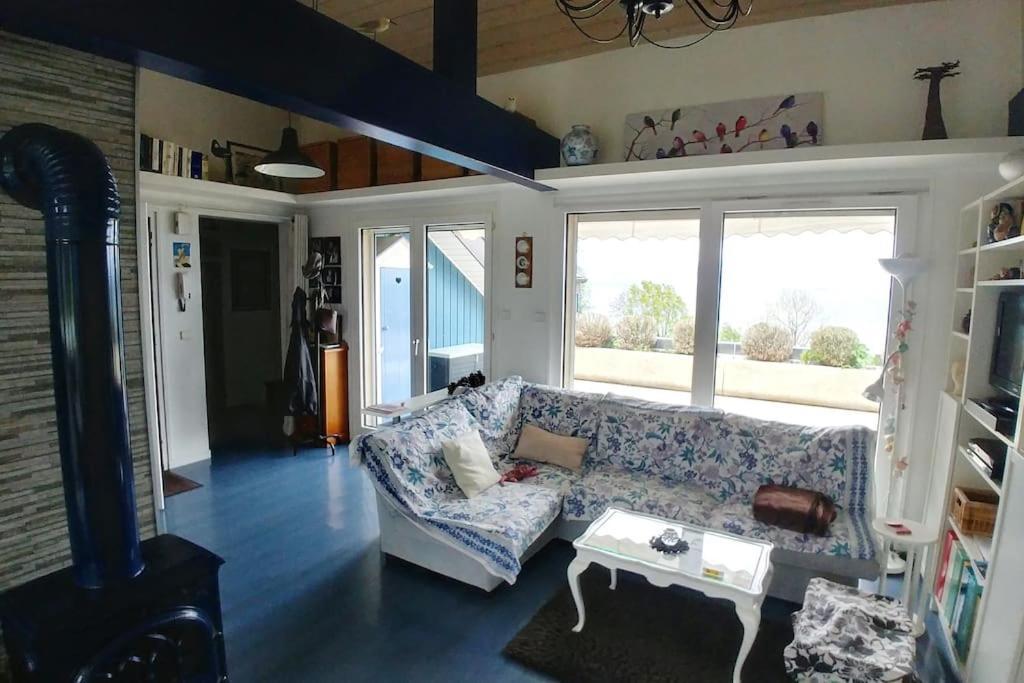 Lakefront. Appartement Pieds Dans L'Eau. View And Direct Access To The Lake. Anthy-sur-Leman Exterior photo